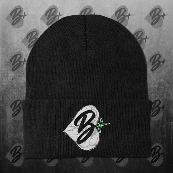 White Logo Beanie