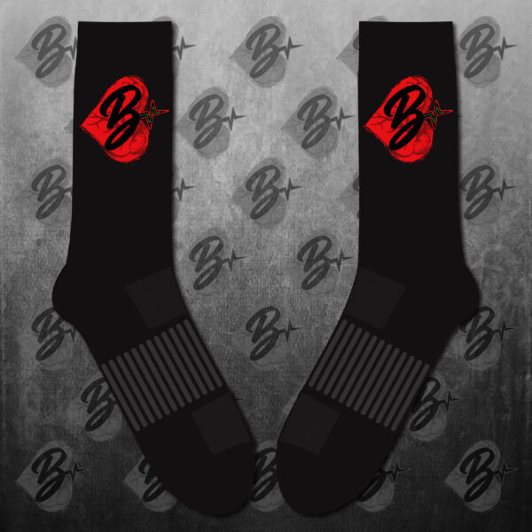 Red Logo Socks