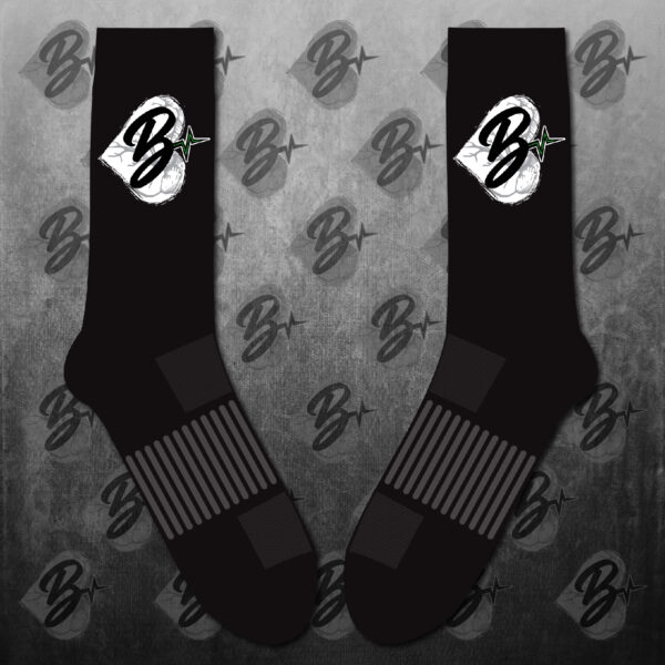 White Logo Socks